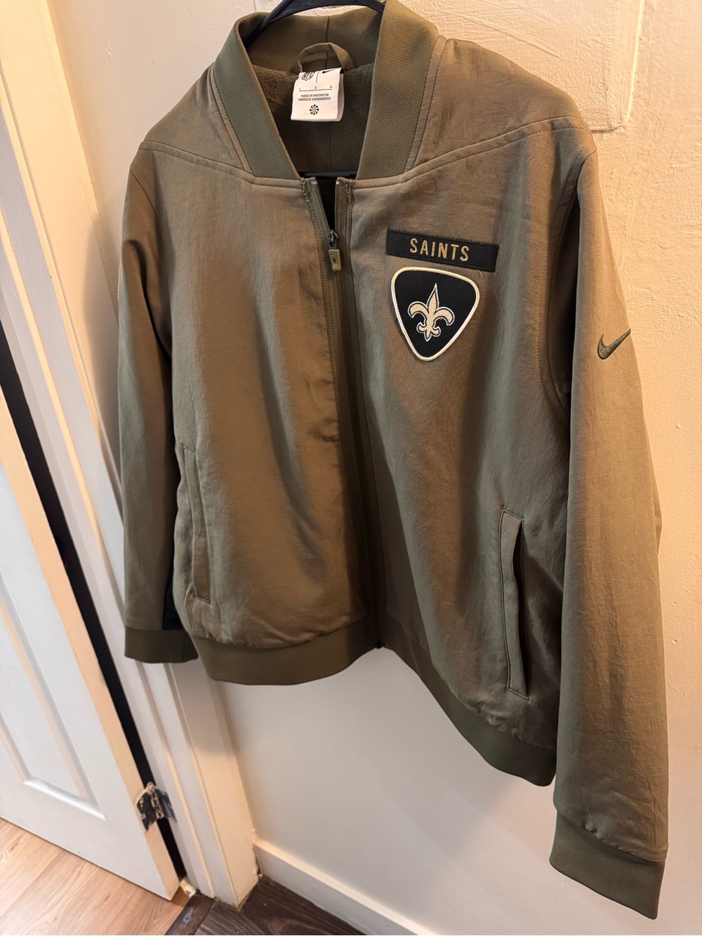 NFL Women's Olive Green Military-Inspired Jacket NWT Size Large
